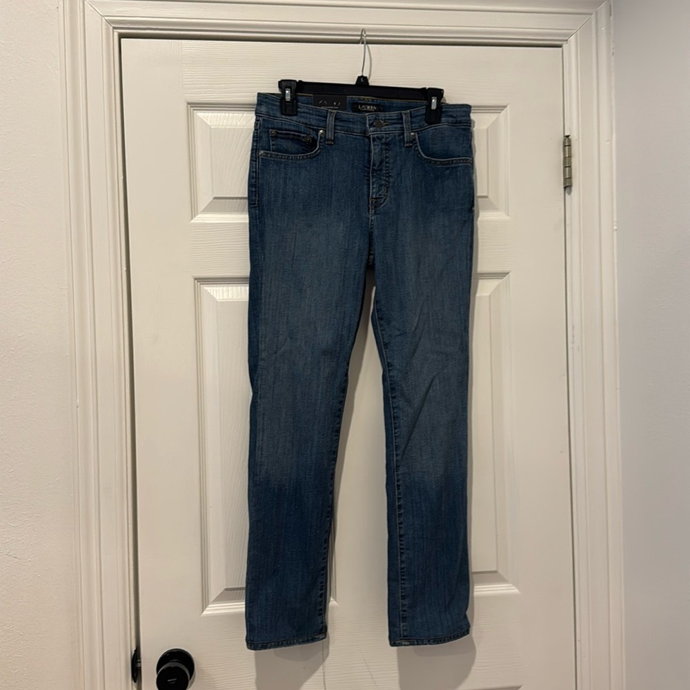 Ralph Lauren mid rise straight leg jeans size 8